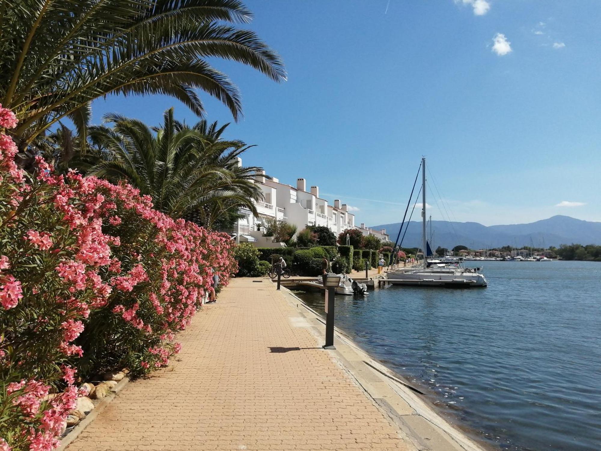 Vue Lagune Et Bateaux A 100M De La Plage Saint-Cyprien  Bagian luar foto